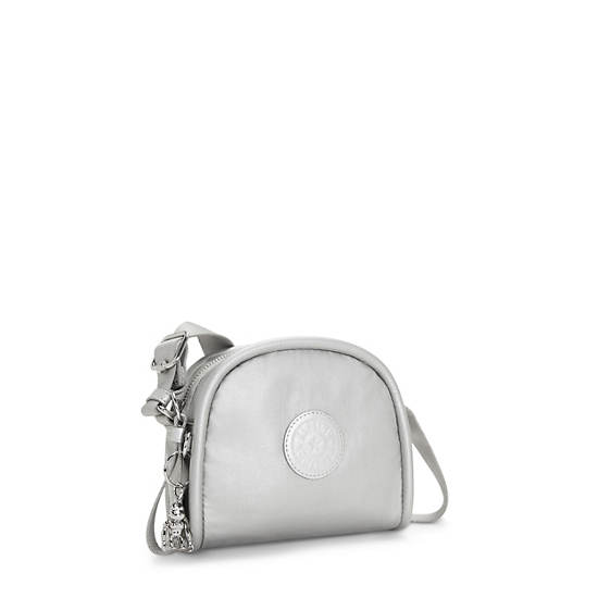 Kipling Jesper Metallic Crossbody Veske Sølv | NO 2032ZU